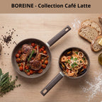 BOREINE-Batterie de Cuisine-Classic 5 Pce Café Latte BOREINE