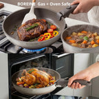 BOREINE-Batterie de Cuisine-Atelier 7 Pce Café Latte BOREINE